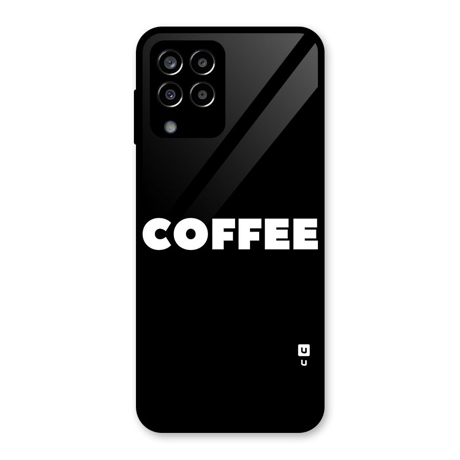 Simple Coffee Glass Back Case for Galaxy M33