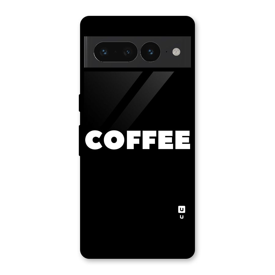 Simple Coffee Glass Back Case for Google Pixel 7 Pro