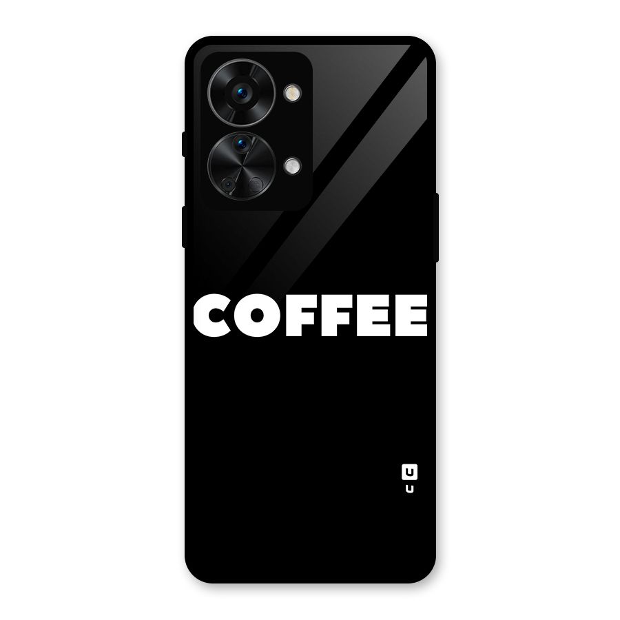 Simple Coffee Glass Back Case for OnePlus Nord 2T
