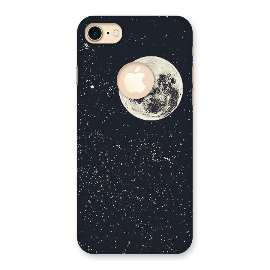 Simple Galaxy Back Case for iPhone 7 Logo Cut