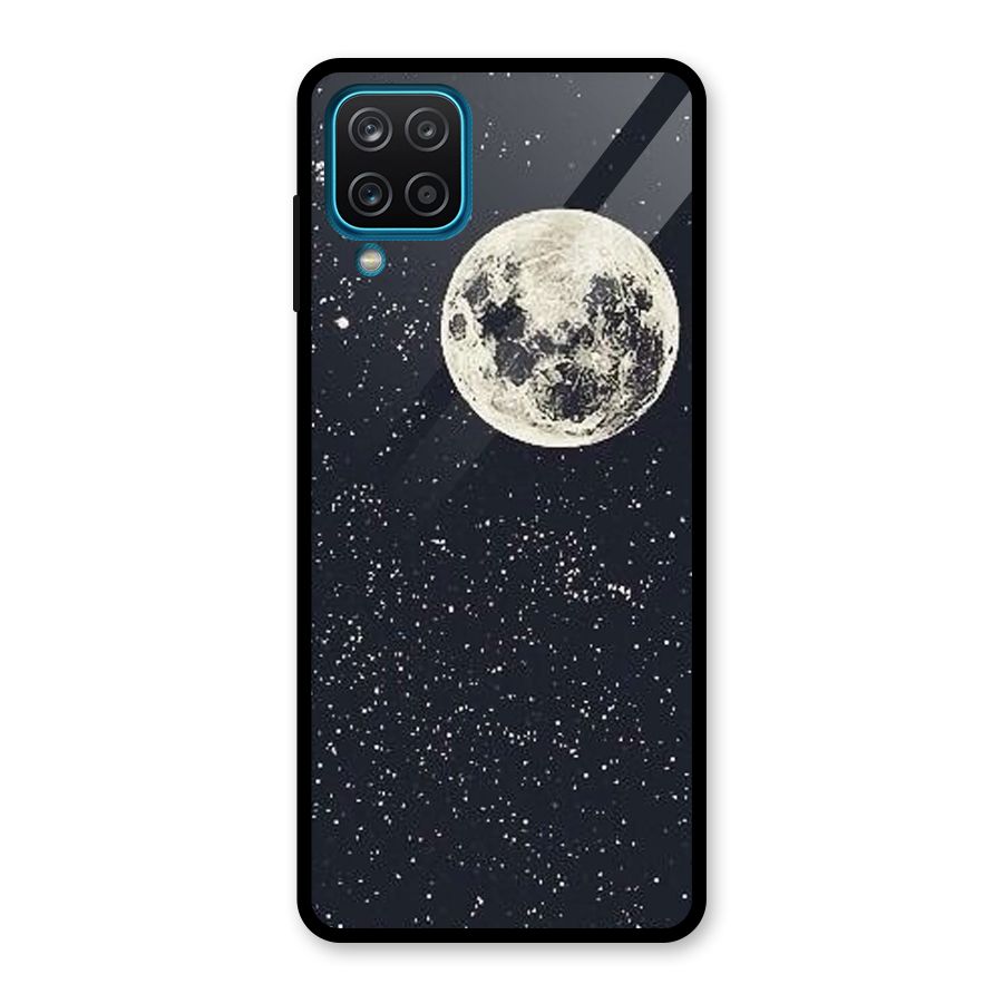 Simple Galaxy Glass Back Case for Galaxy A12