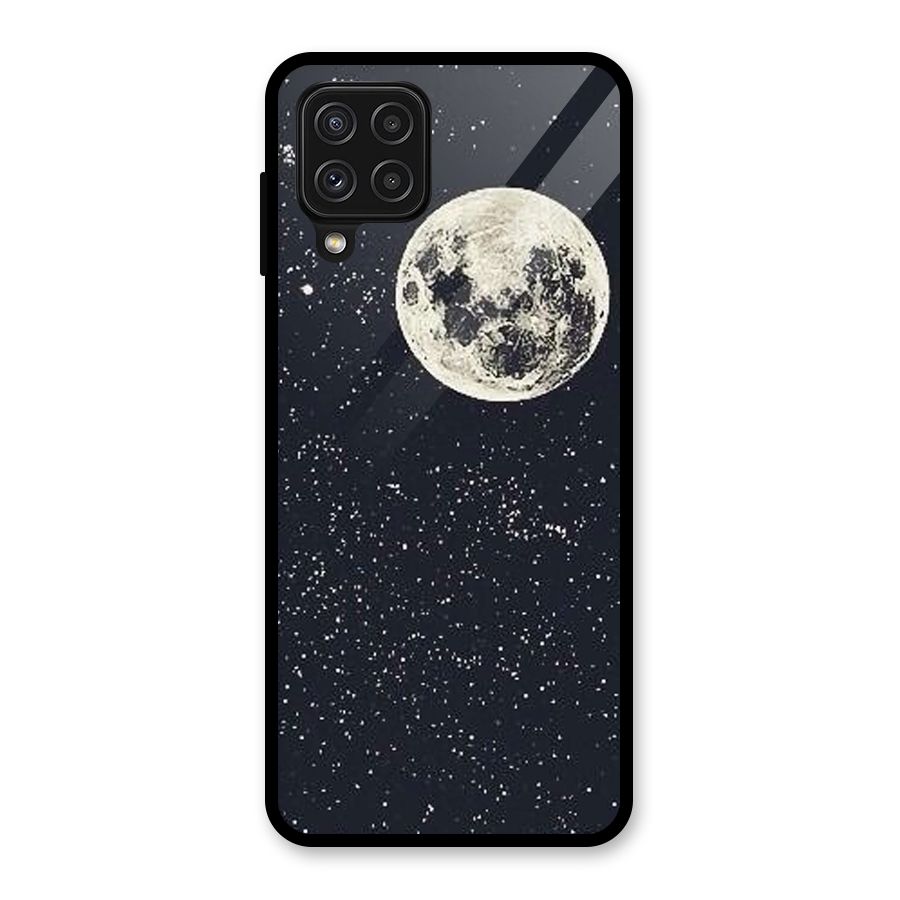 Simple Galaxy Glass Back Case for Galaxy A22 4G