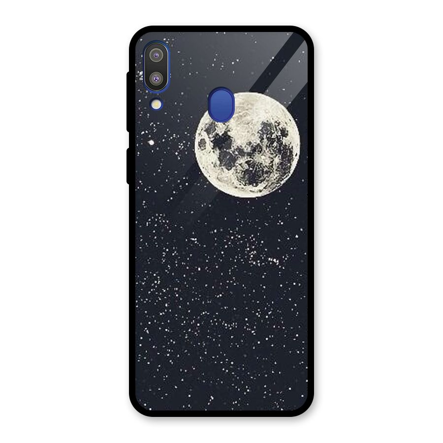 Simple Galaxy Glass Back Case for Galaxy M20