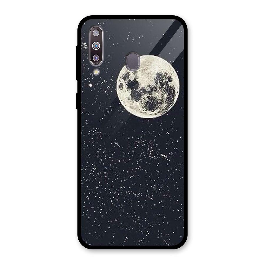 Simple Galaxy Glass Back Case for Galaxy M30