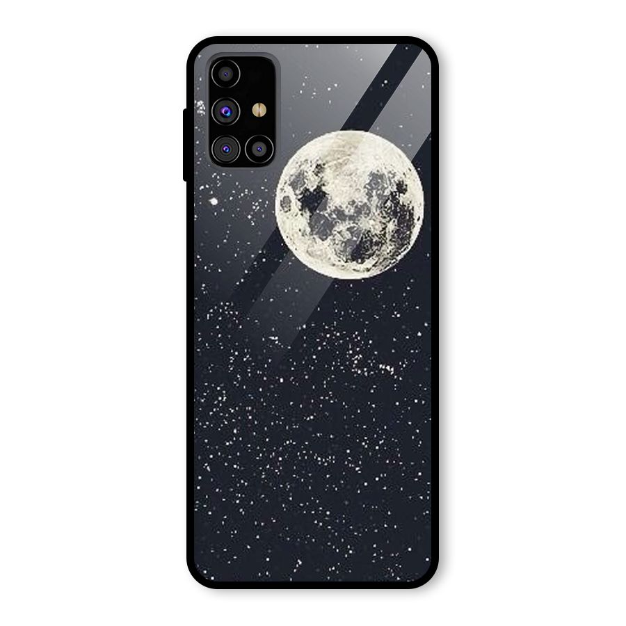 Simple Galaxy Glass Back Case for Galaxy M31s