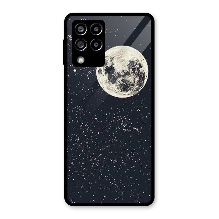 Simple Galaxy Glass Back Case for Galaxy M53 5G