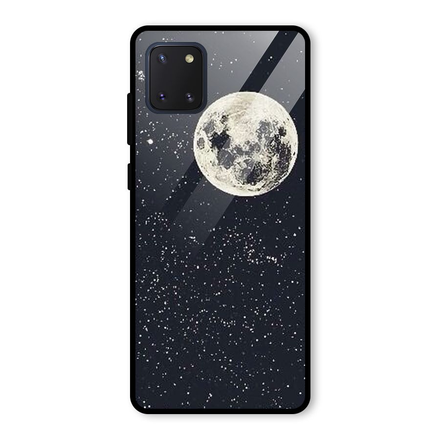 Simple Galaxy Glass Back Case for Galaxy Note 10 Lite