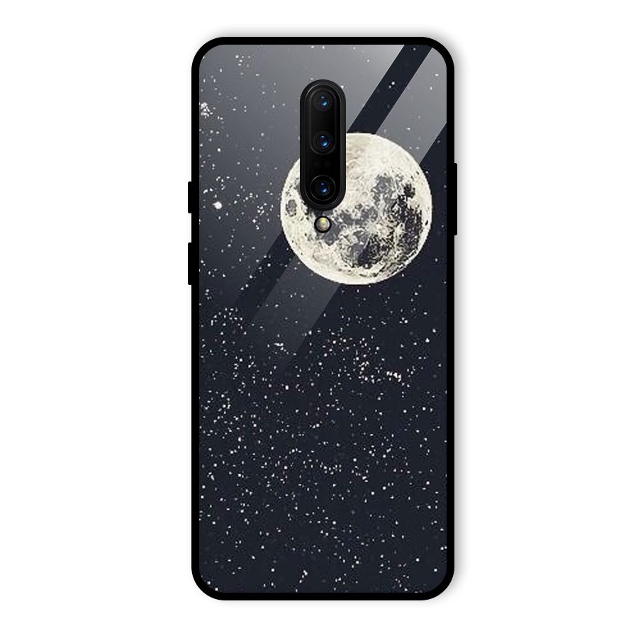 Simple Galaxy Glass Back Case for OnePlus 7 Pro