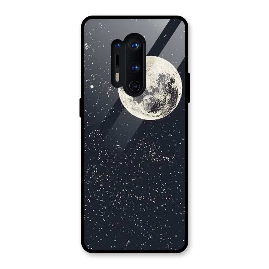 Simple Galaxy Glass Back Case for OnePlus 8 Pro