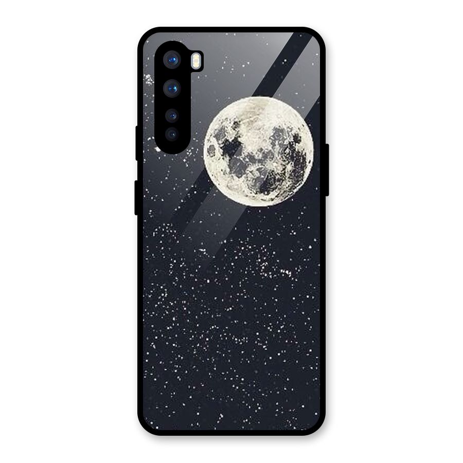 Simple Galaxy Glass Back Case for OnePlus Nord