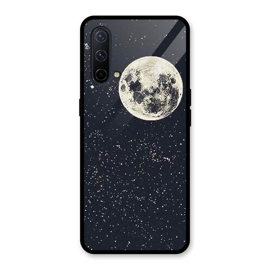 Simple Galaxy Glass Back Case for OnePlus Nord CE 5G