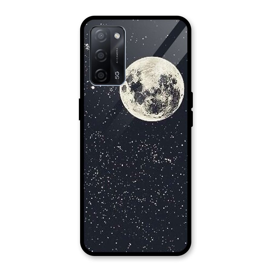 Simple Galaxy Glass Back Case for Oppo A53s 5G