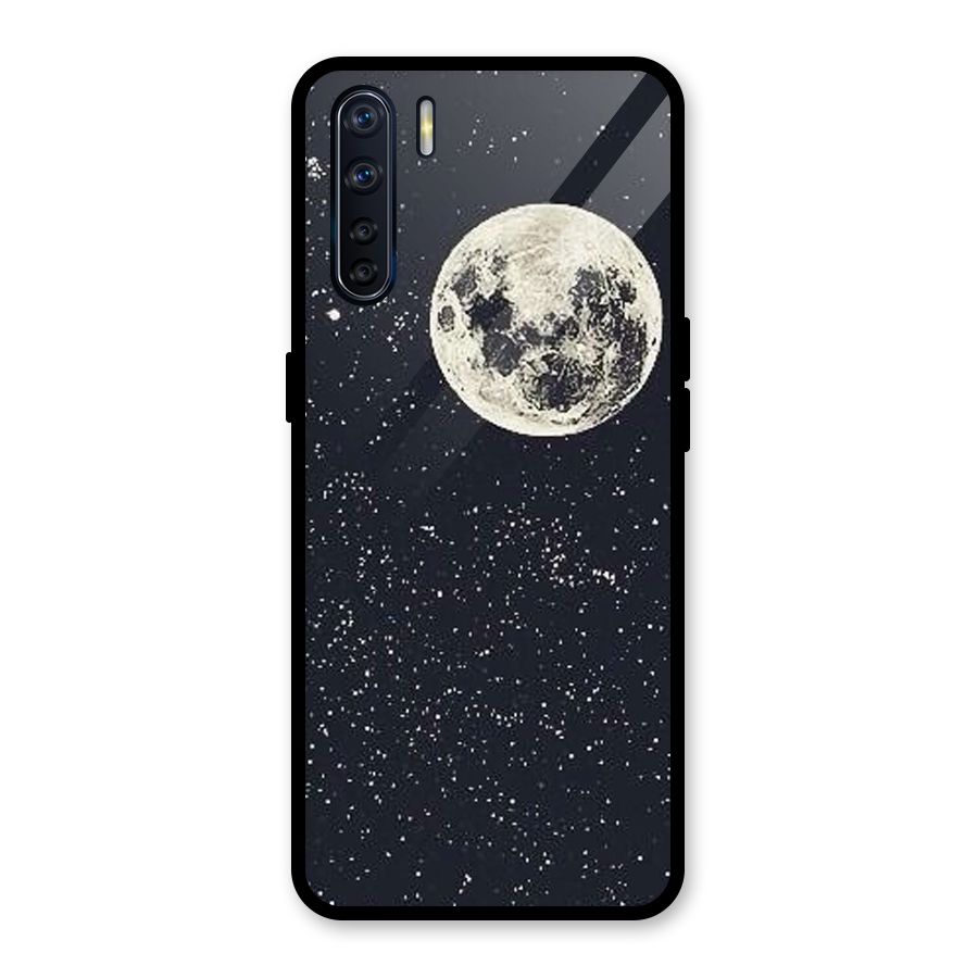 Simple Galaxy Glass Back Case for Oppo F15