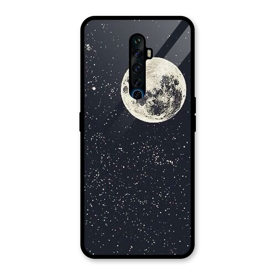Simple Galaxy Glass Back Case for Oppo Reno2 F