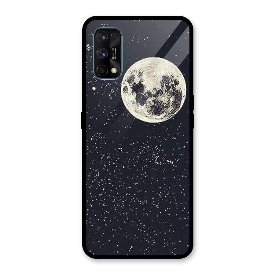 Simple Galaxy Glass Back Case for Realme 7 Pro