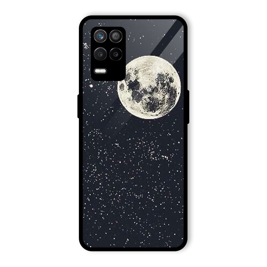 Simple Galaxy Glass Back Case for Realme 8 5G