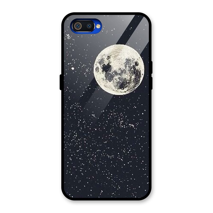 Simple Galaxy Glass Back Case for Realme C2