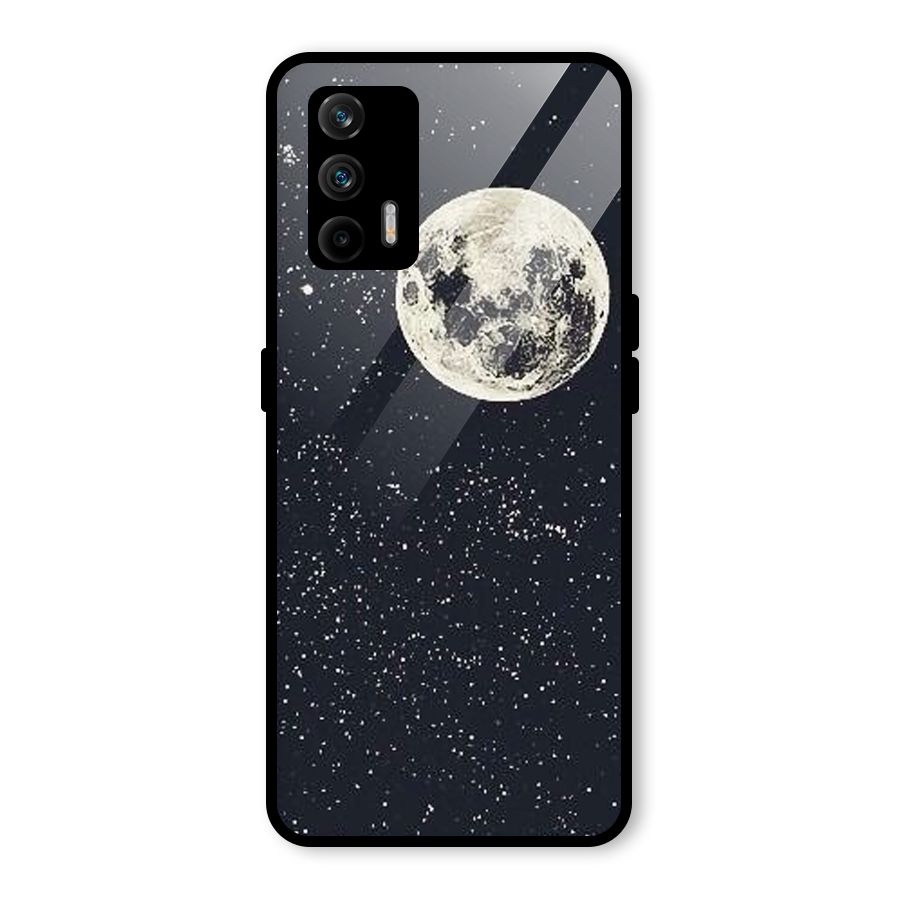 Simple Galaxy Glass Back Case for Realme GT 5G