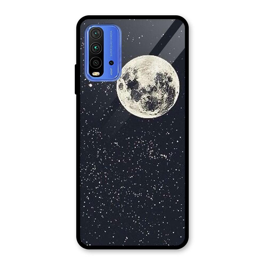 Simple Galaxy Glass Back Case for Redmi 9 Power