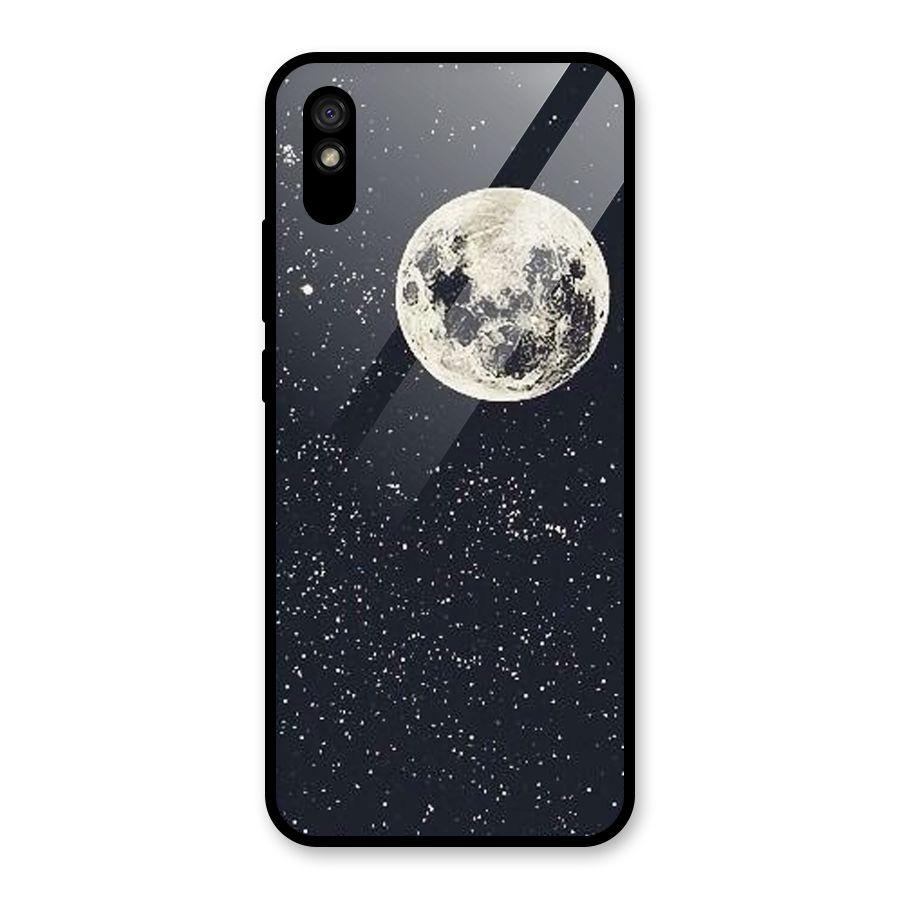 Simple Galaxy Glass Back Case for Redmi 9i