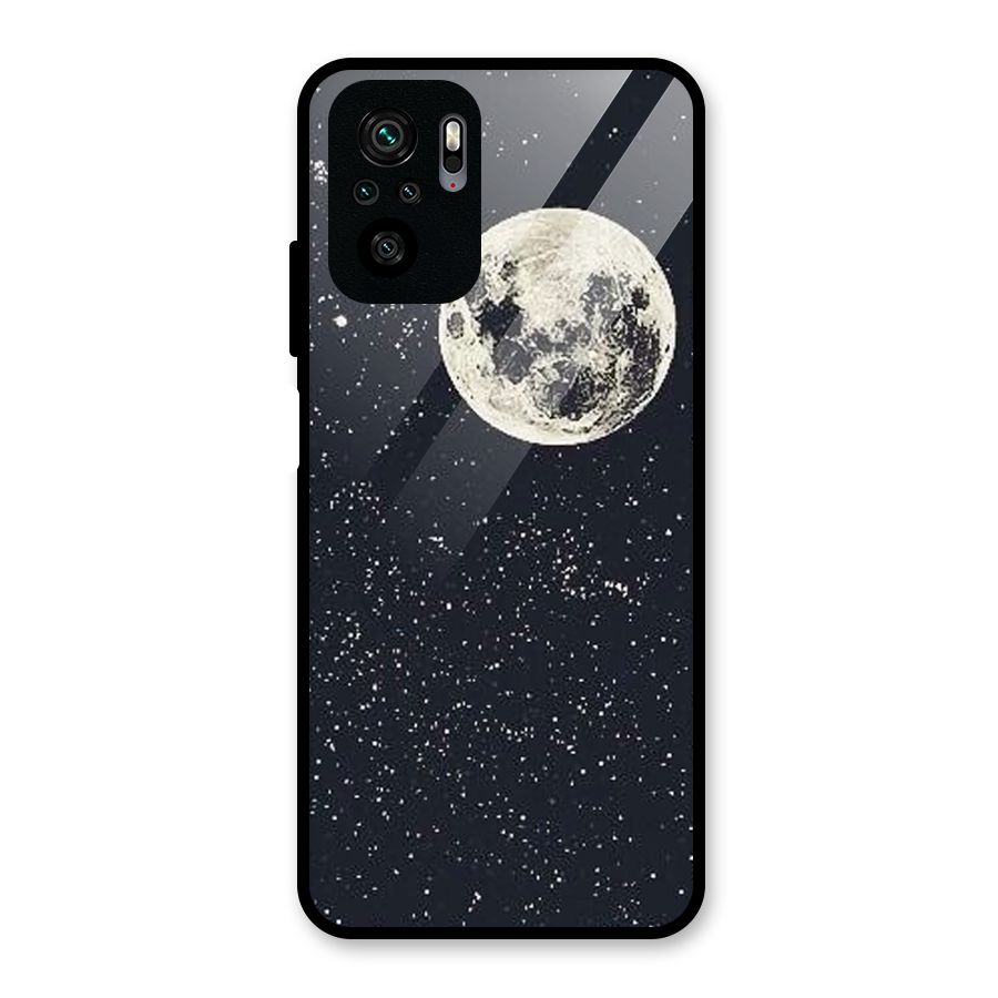 Simple Galaxy Glass Back Case for Redmi Note 10S