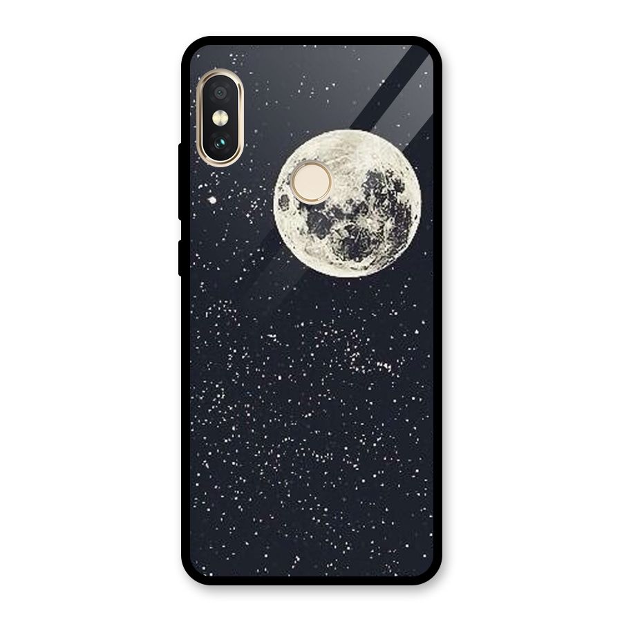 Simple Galaxy Glass Back Case for Redmi Note 5 Pro
