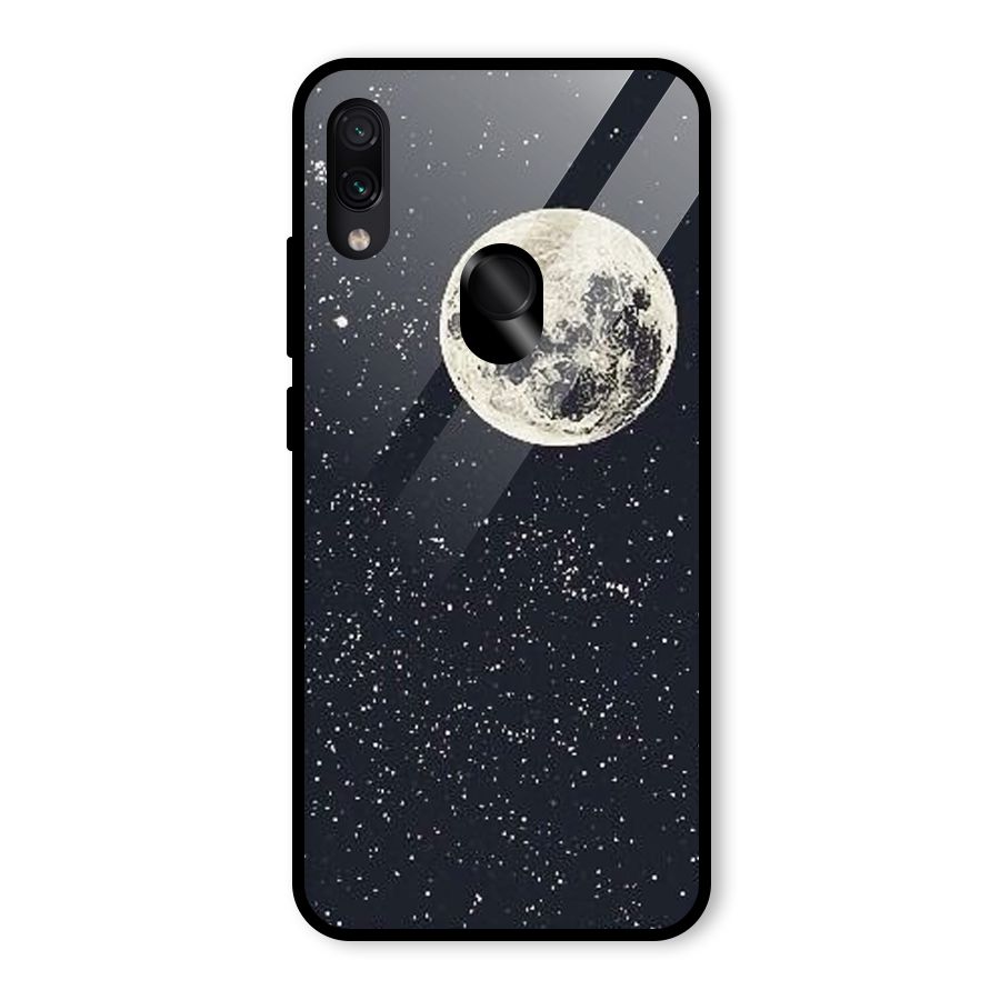 Simple Galaxy Glass Back Case for Redmi Note 7 Pro