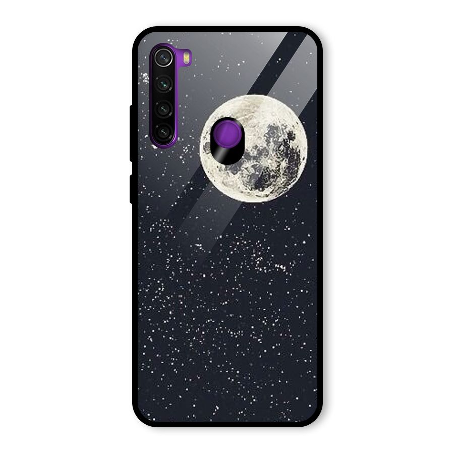 Simple Galaxy Glass Back Case for Redmi Note 8