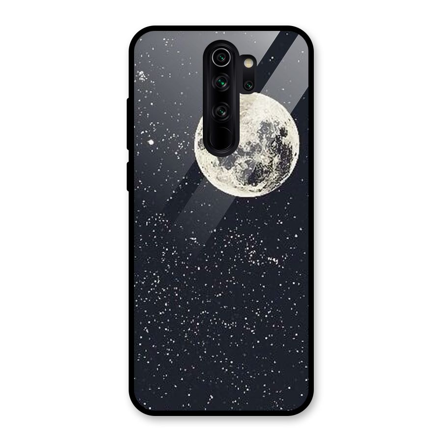 Simple Galaxy Glass Back Case for Redmi Note 8 Pro