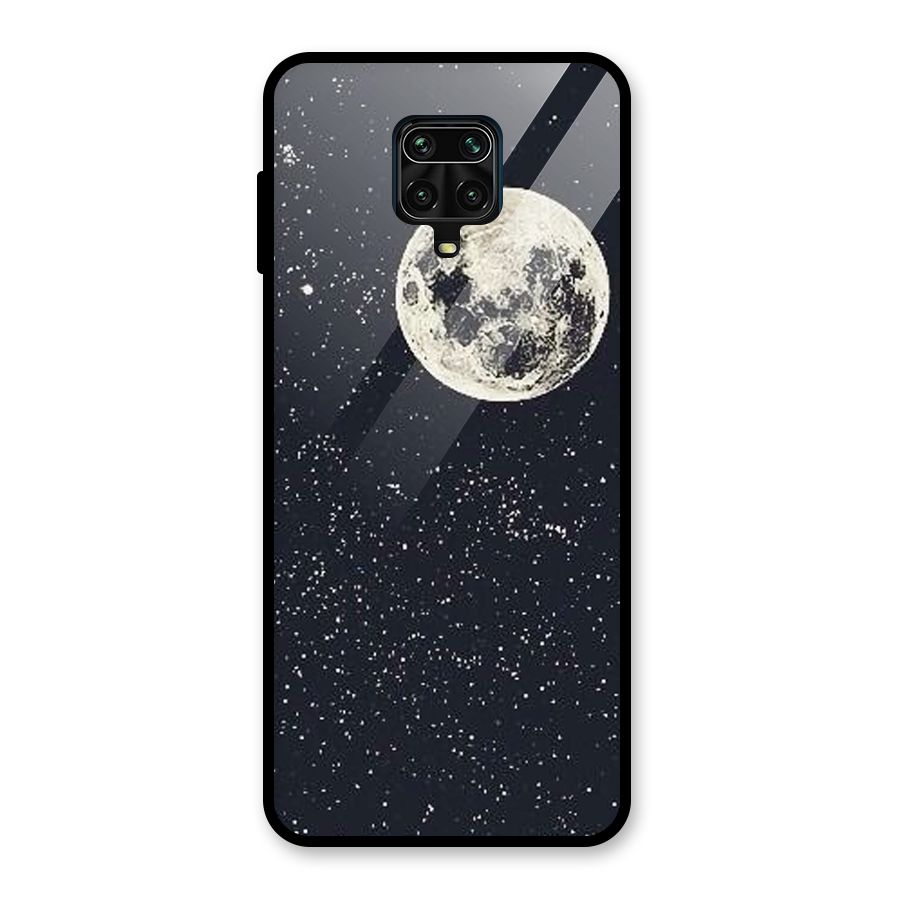Simple Galaxy Glass Back Case for Redmi Note 9 Pro