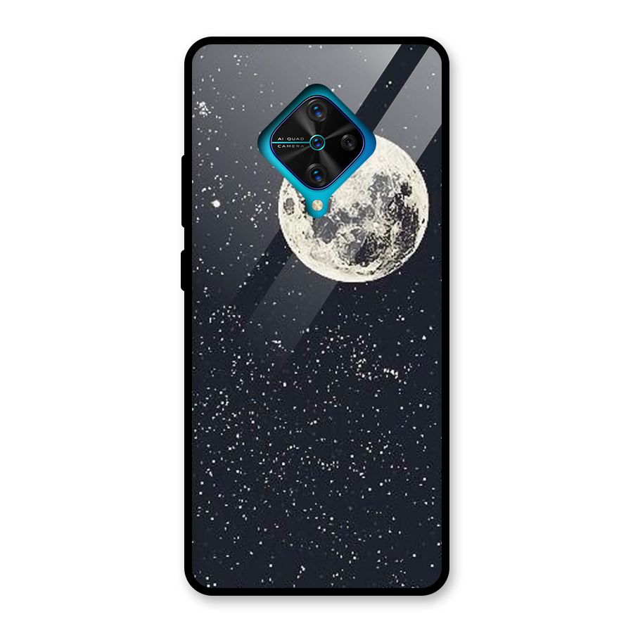 Simple Galaxy Glass Back Case for Vivo S1 Pro