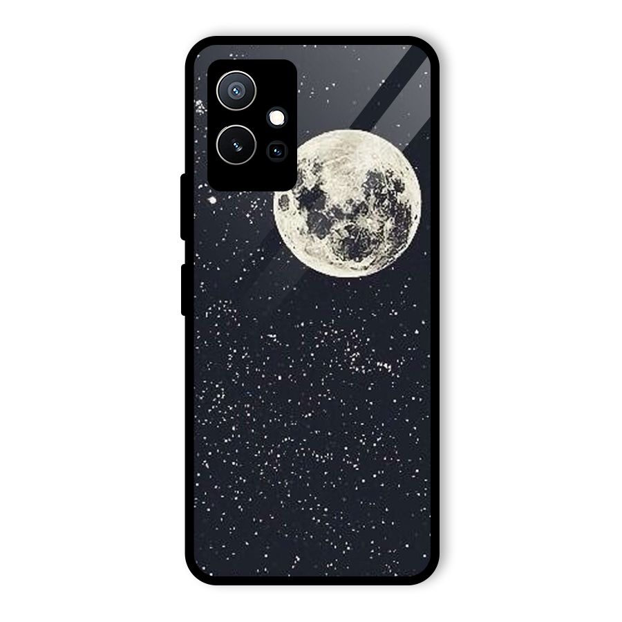 Simple Galaxy Glass Back Case for Vivo T1 5G