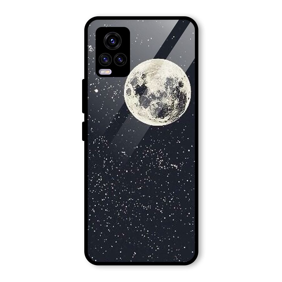 Simple Galaxy Glass Back Case for Vivo V20
