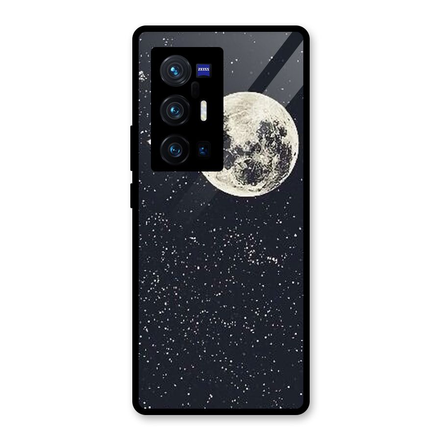 Simple Galaxy Glass Back Case for Vivo X70 Pro Plus