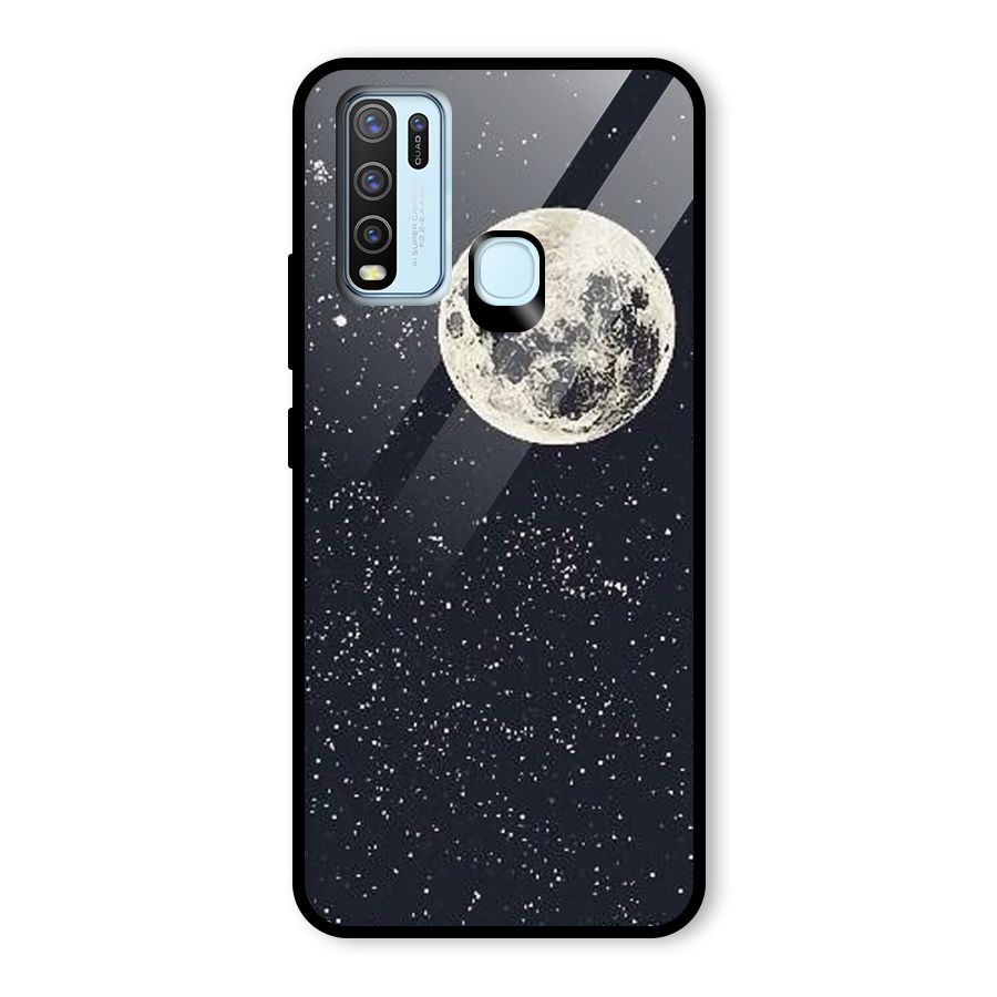 Simple Galaxy Glass Back Case for Vivo Y30