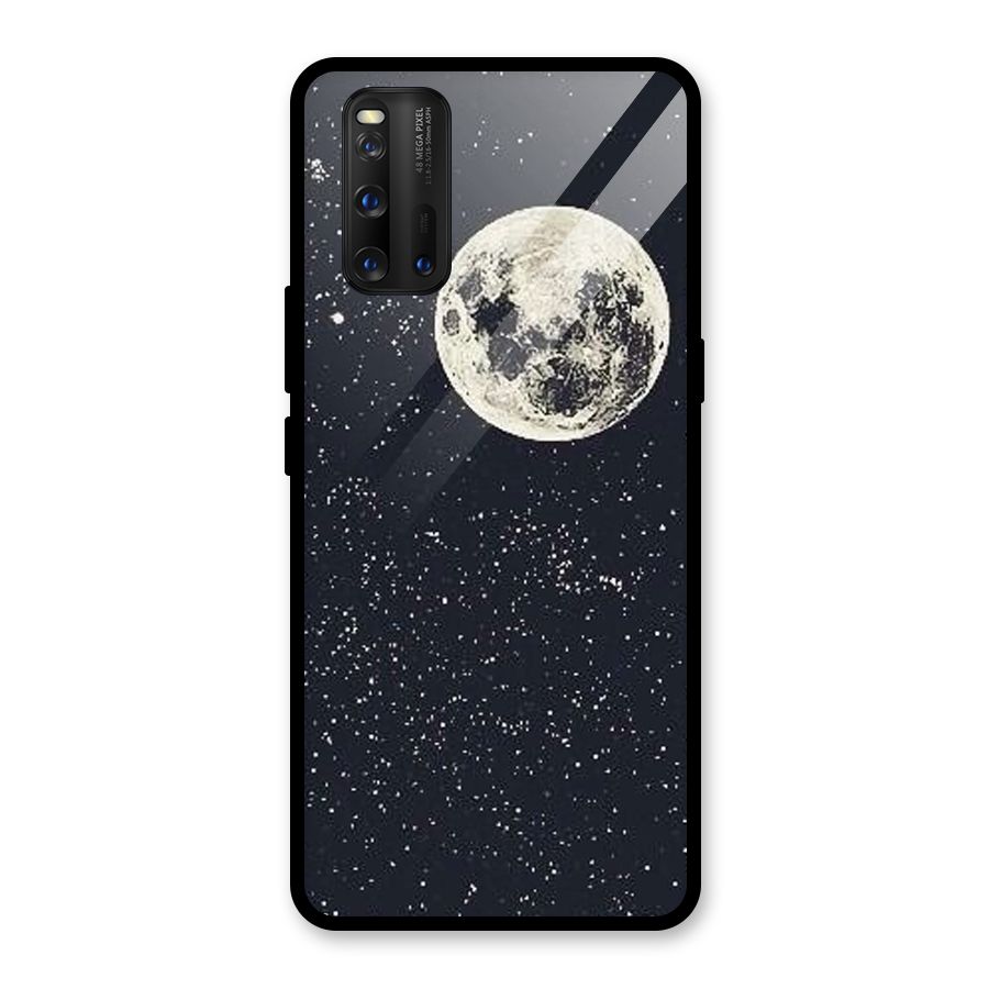 Simple Galaxy Glass Back Case for Vivo iQOO 3
