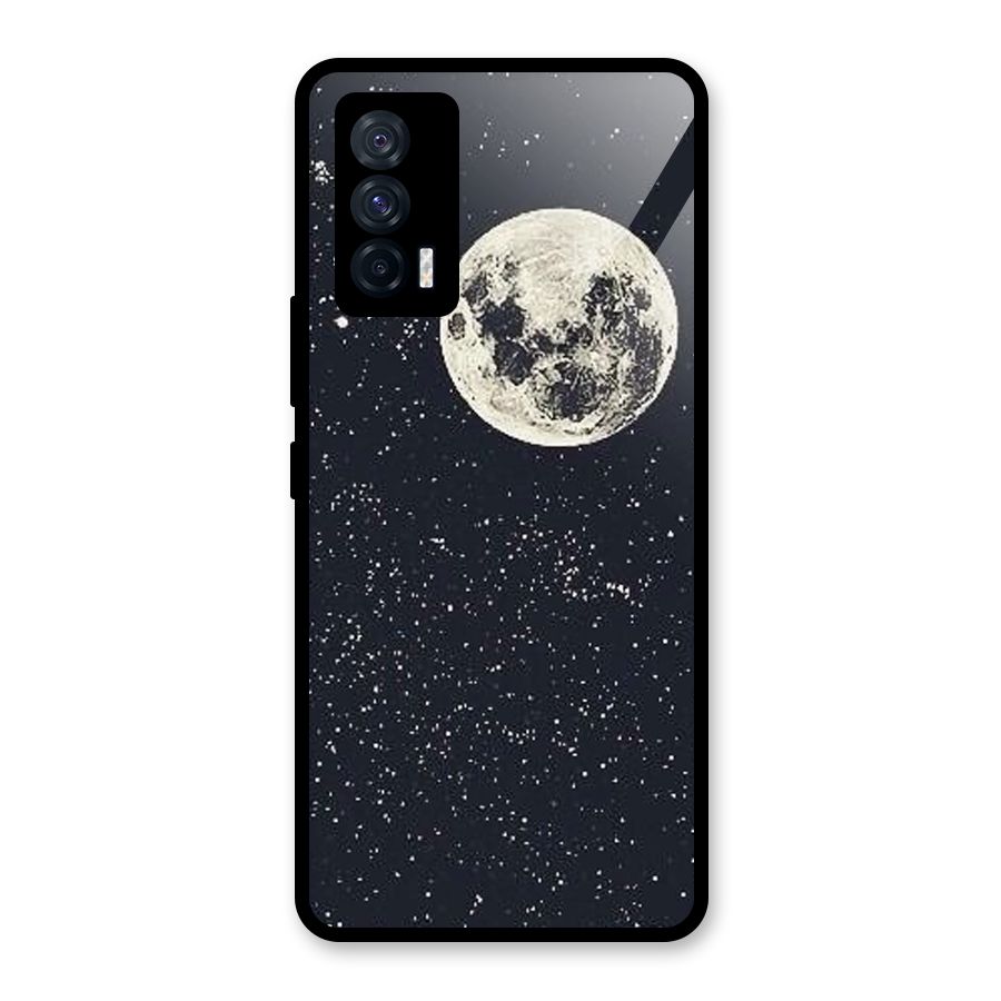 Simple Galaxy Glass Back Case for Vivo iQOO 7 5G