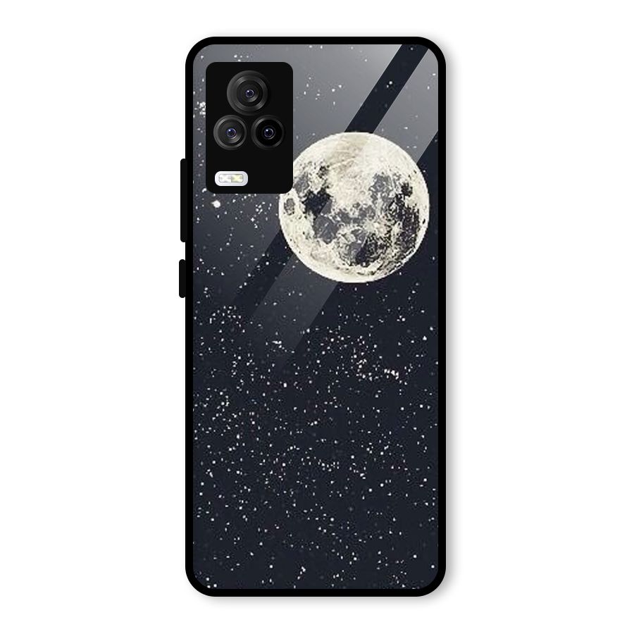 Simple Galaxy Glass Back Case for Vivo iQOO 7 Legend 5G