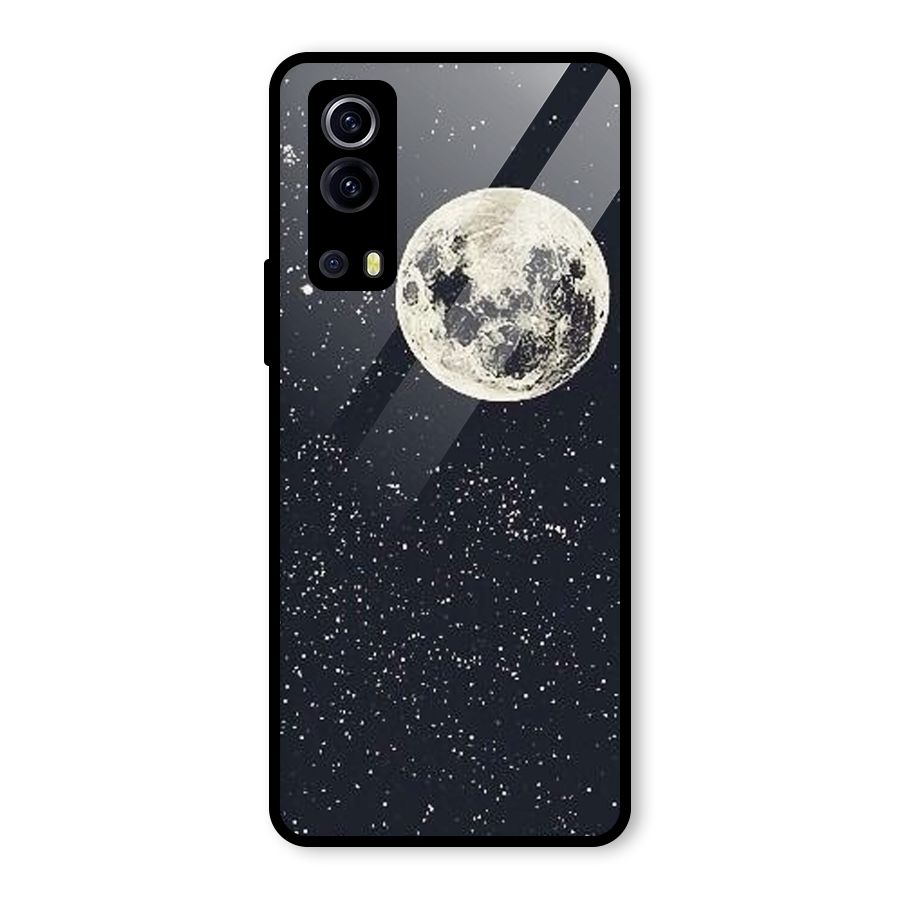 Simple Galaxy Glass Back Case for Vivo iQOO Z3