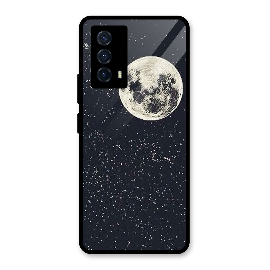 Simple Galaxy Glass Back Case for Vivo iQOO Z5