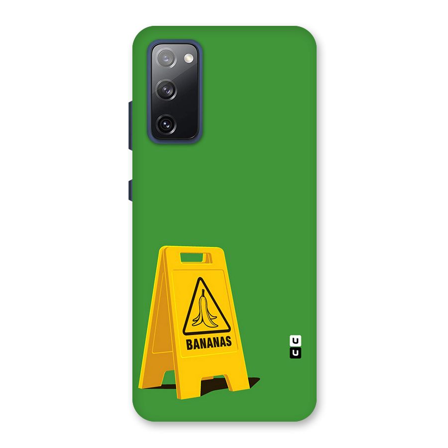 Simple Minimalist Bananas Back Case for Galaxy S20 FE
