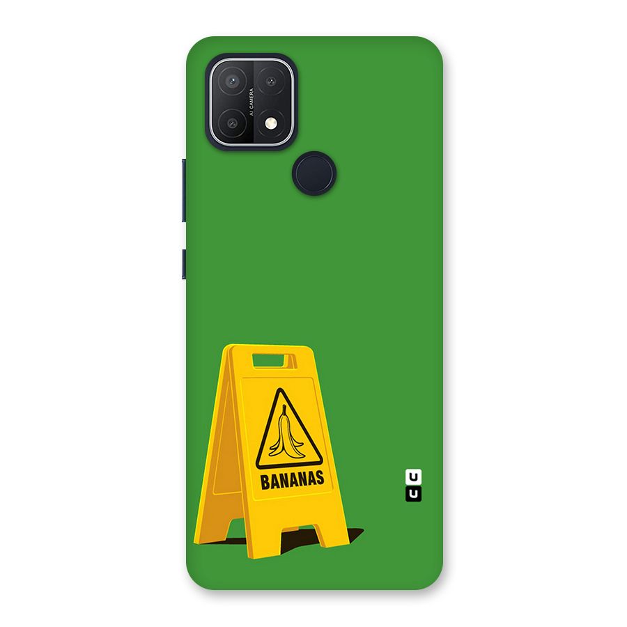 Simple Minimalist Bananas Back Case for Oppo A15s
