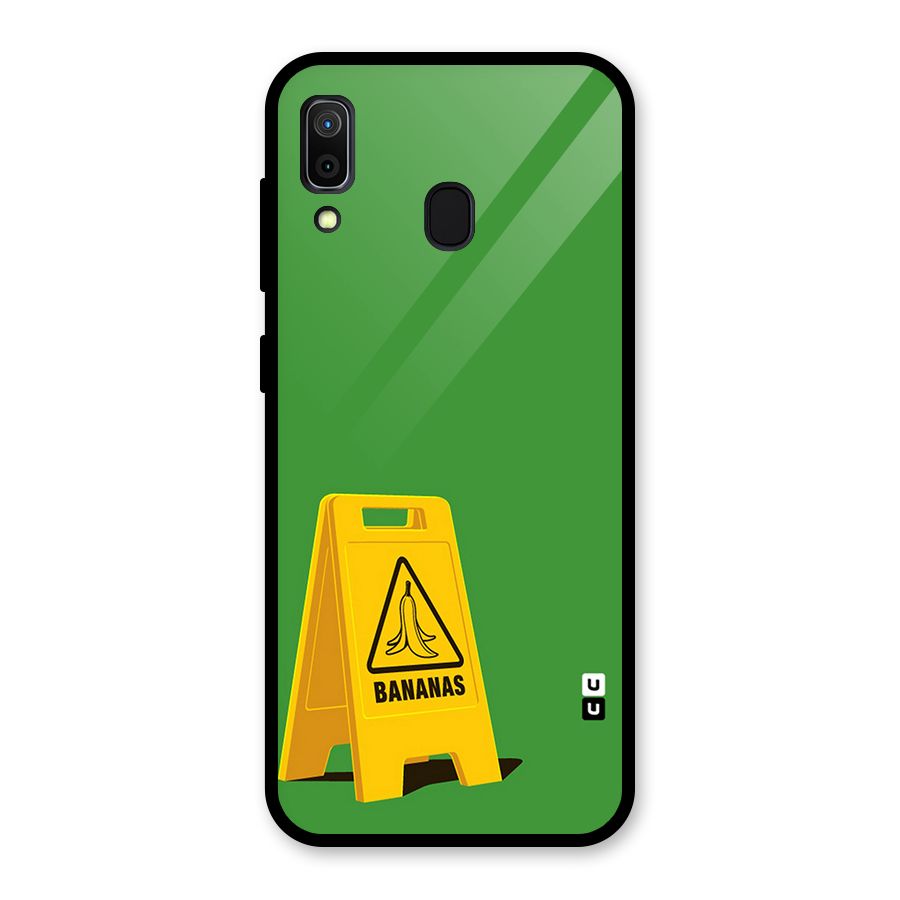 Simple Minimalist Bananas Glass Back Case for Galaxy A30