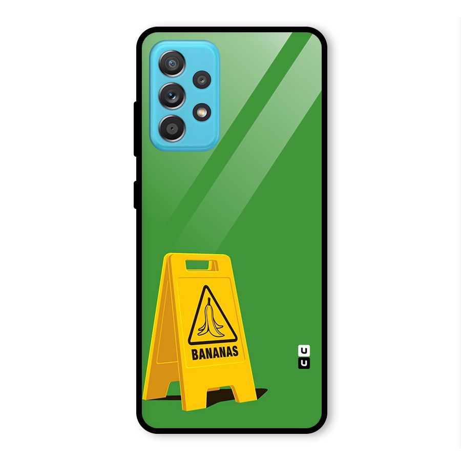 Simple Minimalist Bananas Glass Back Case for Galaxy A52