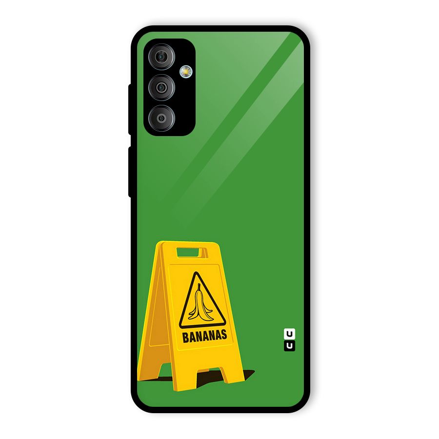 Simple Minimalist Bananas Glass Back Case for Galaxy F23