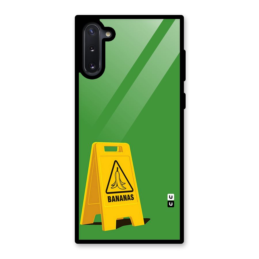 Simple Minimalist Bananas Glass Back Case for Galaxy Note 10