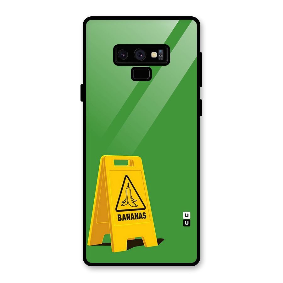 Simple Minimalist Bananas Glass Back Case for Galaxy Note 9
