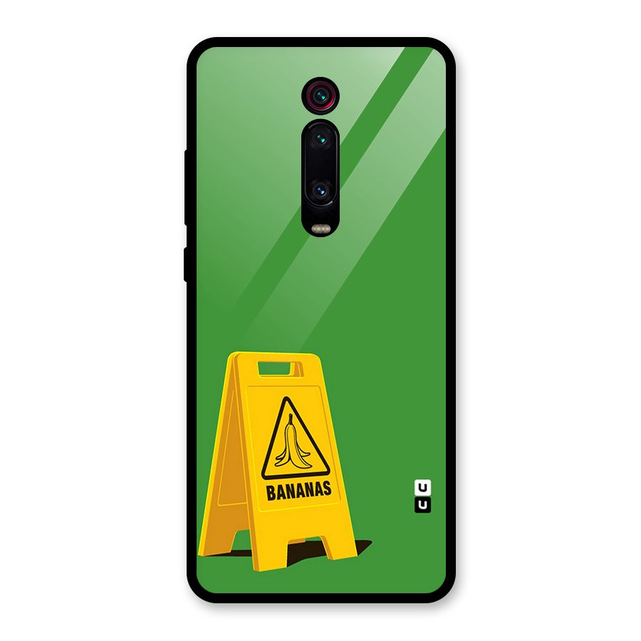 Simple Minimalist Bananas Glass Back Case for Redmi K20