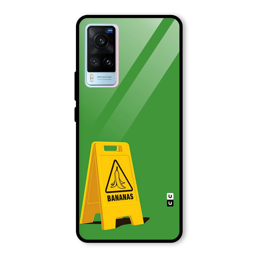 Simple Minimalist Bananas Glass Back Case for Vivo X60