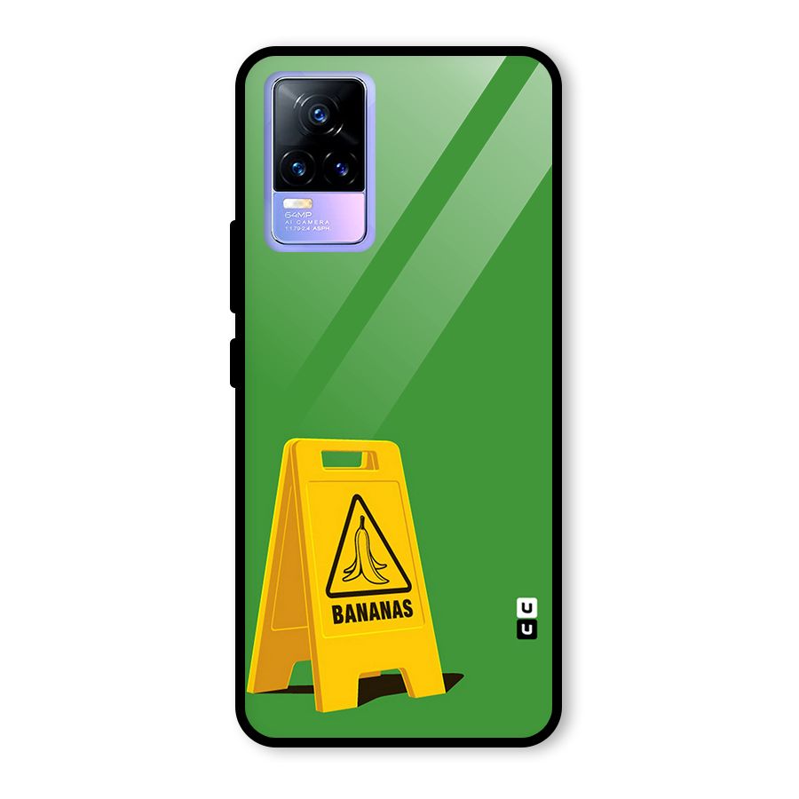 Simple Minimalist Bananas Glass Back Case for Vivo Y73